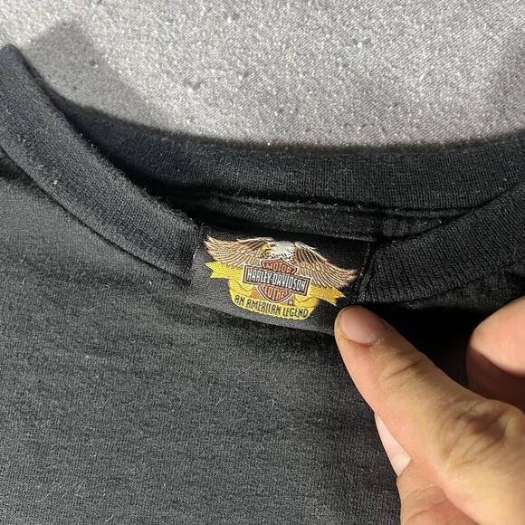 Vintage 1998 Harley Davidson 95th Anniversary Black T-Shirt Men’s size 3X - Picture 6 of 7